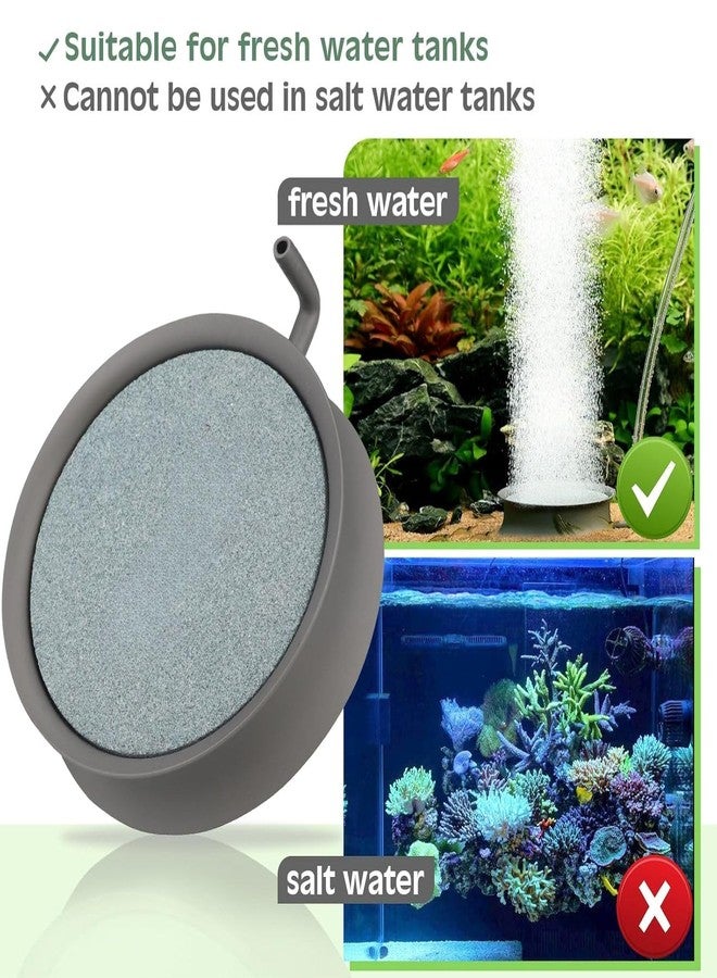 VAYINATO® Stainless Steel (Round) Aquarium Air Plate & Bubble Diffuser - Durable Rust-Resistant Oxygenation System for Fish Tanks & Ponds, Decorative (CQP-002 | 6.6 cm | Ideal for 70 cm Tank) - Image 3